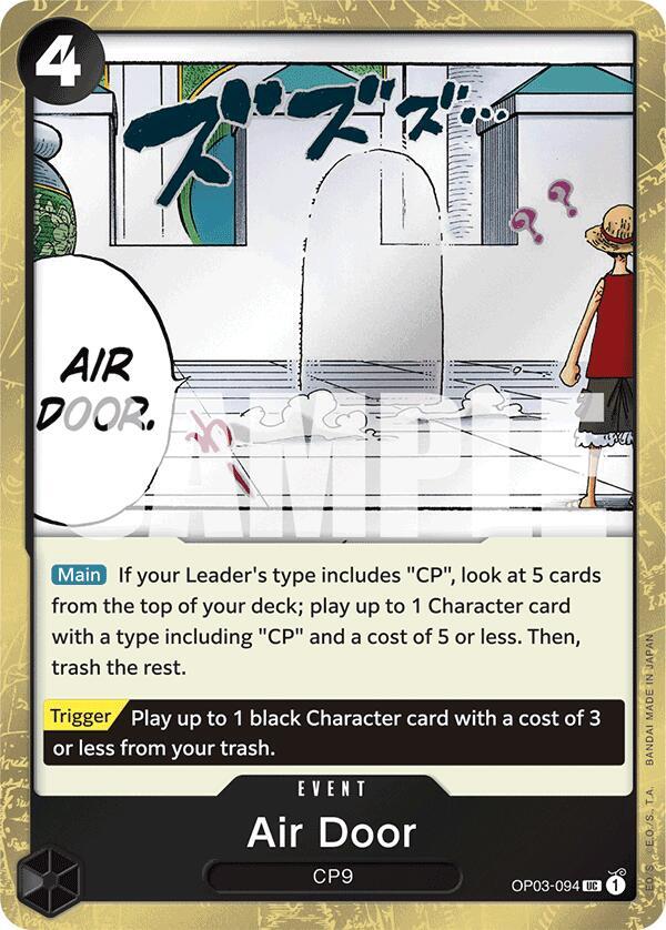 Air Door (Jolly Roger Foil), Premium Booster -The Best- OP03-094