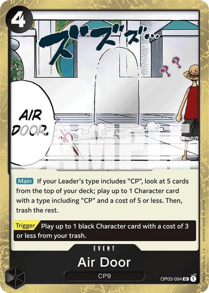 Air Door (Jolly Roger Foil), Premium Booster -The Best- OP03-094