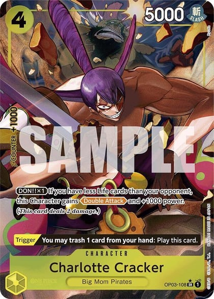 Charlotte Cracker (Alternate Art), Premium Booster -The Best- OP03-108