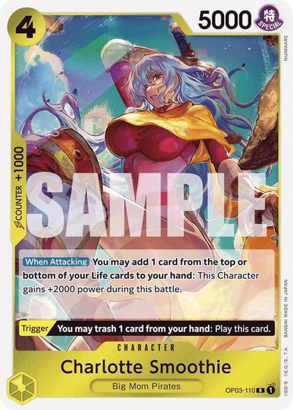 Charlotte Smoothie (Reprint), Premium Booster -The Best- OP03-110