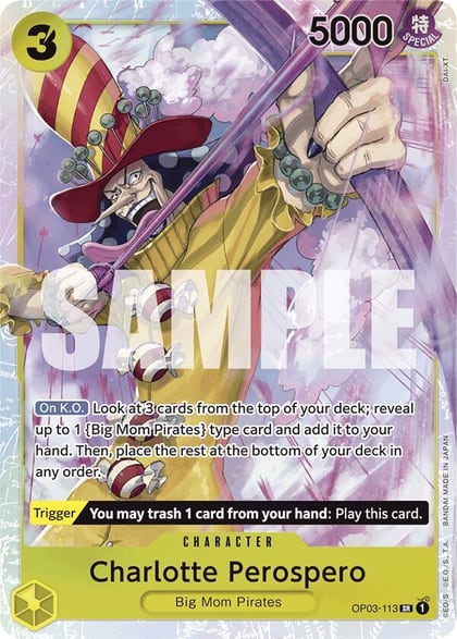 Charlotte Perospero (Reprint), Premium Booster -The Best- OP03-113