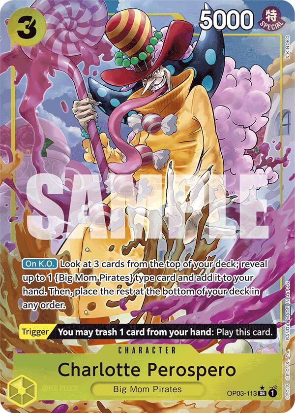 Charlotte Perospero (Alternate Art), Premium Booster -The Best- OP03-113