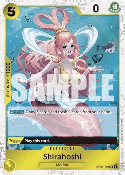 Shirahoshi (OP03-116) (Jolly Roger Foil), Premium Booster -The Best- OP03-116