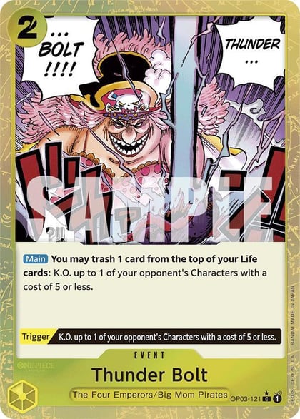 Thunder Bolt (Textured Foil), Premium Booster -The Best- OP03-121