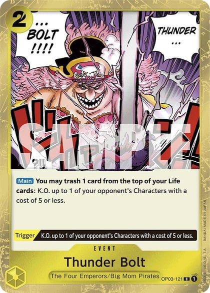 Thunder Bolt (Jolly Roger Foil), Premium Booster -The Best- OP03-121