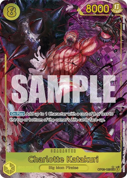 Charlotte Katakuri (Alternate Art), Premium Booster -The Best- OP03-123