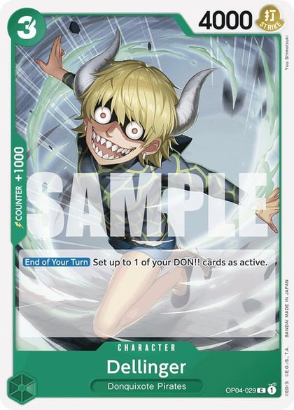 Dellinger (Reprint), Premium Booster -The Best- OP04-029