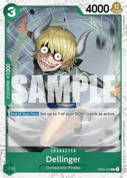 Dellinger (Jolly Roger Foil), Premium Booster -The Best- OP04-029