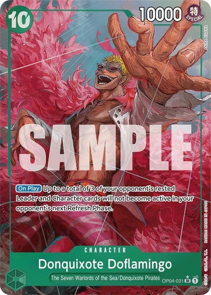 Donquixote Doflamingo (Alternate Art), Premium Booster -The Best- OP04-031
