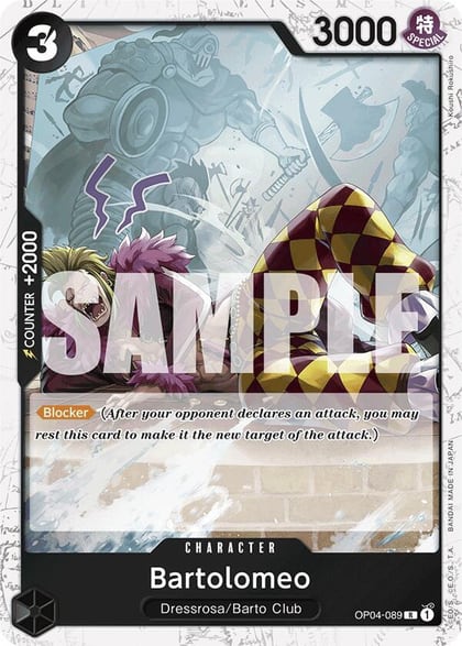 Bartolomeo (OP04-089) (Jolly Roger Foil), Premium Booster -The Best- OP04-089