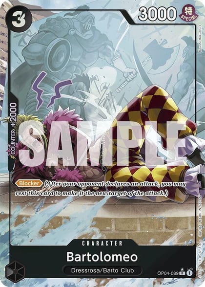 Bartolomeo (OP04-089) (Full Art), Premium Booster -The Best- OP04-089