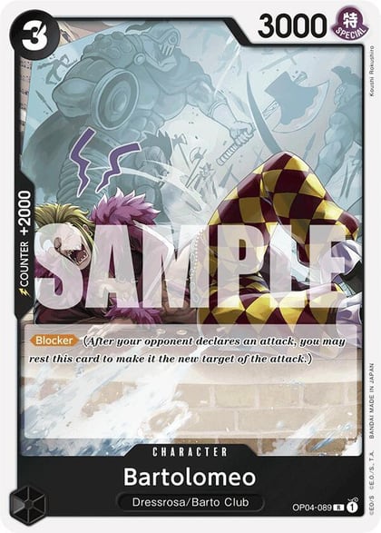 Bartolomeo (OP04-089) (Reprint), Premium Booster -The Best- OP04-089