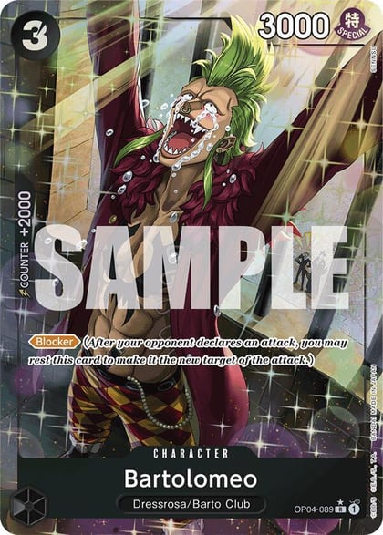 Bartolomeo (OP04-089) (Alternate Art), Premium Booster -The Best- OP04-089