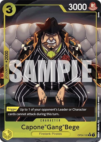 Capone"Gang"Bege (OP04-100) (Alternate Art), Premium Booster -The Best- OP04-100