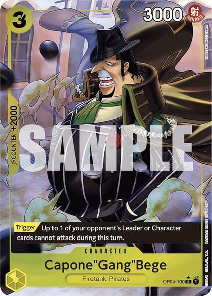 Capone"Gang"Bege (OP04-100) (Full Art), Premium Booster -The Best- OP04-100