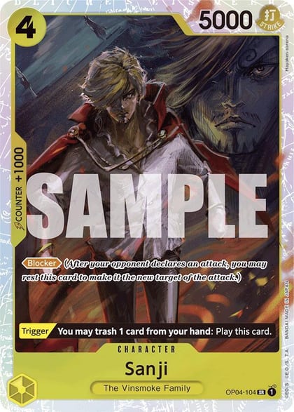 Sanji (Reprint), Premium Booster -The Best- OP04-104