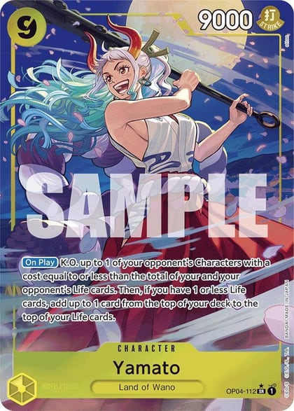 Yamato (OP04-112) (Alternate Art), Premium Booster -The Best- OP04-112