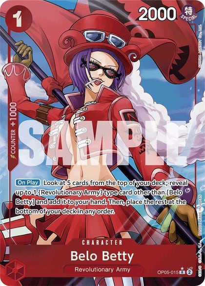 Belo Betty (Alternate Art), Premium Booster -The Best- OP05-015
