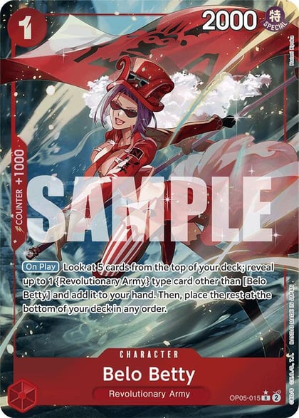 Belo Betty (Full Art), Premium Booster -The Best- OP05-015