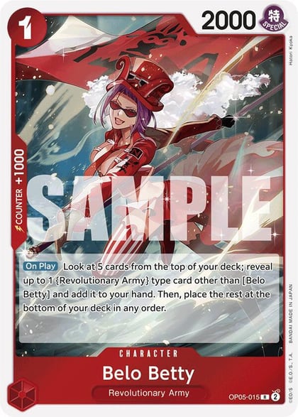 Belo Betty (OP05-015) (Reprint), Premium Booster -The Best- OP05-015
