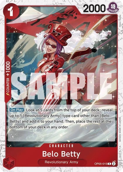 Belo Betty (Jolly Roger Foil), Premium Booster -The Best- OP05-015