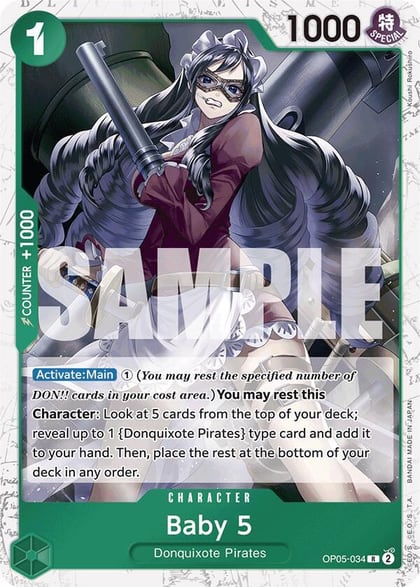 Baby 5 (OP05-034) (Jolly Roger Foil), Premium Booster -The Best- OP05-034
