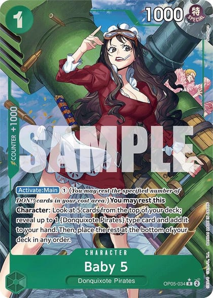 Baby 5 (OP05-034) (Alternate Art), Premium Booster -The Best- OP05-034