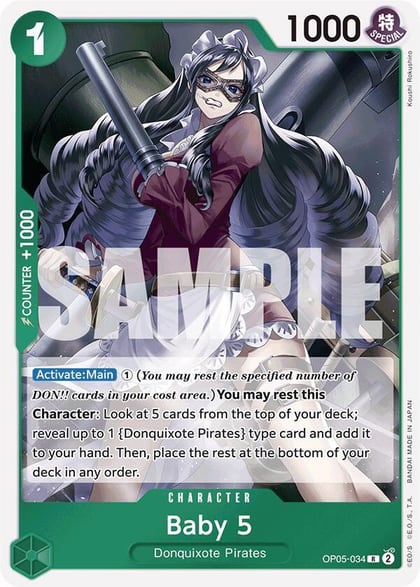 Baby 5 (OP05-034) (Reprint), Premium Booster -The Best- OP05-034