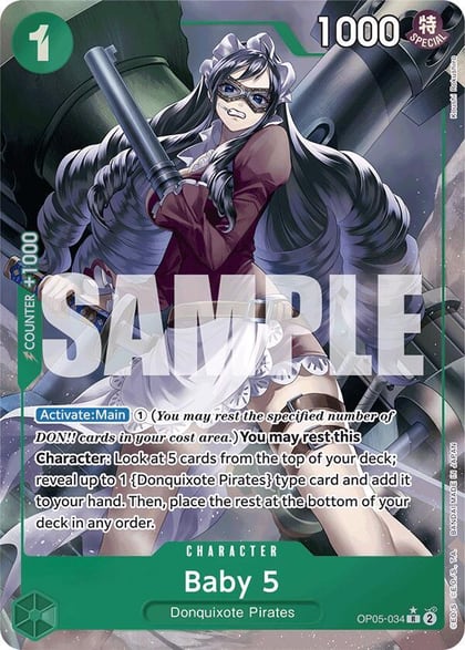 Baby 5 (OP05-034) (Full Art), Premium Booster -The Best- OP05-034