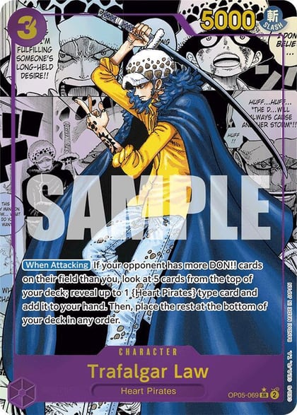 Trafalgar Law (OP05-069) (Manga), Premium Booster -The Best- OP05-069