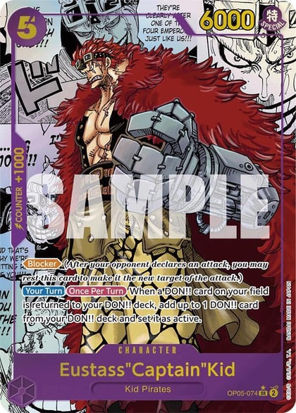 Eustass"Captain"Kid (OP05-074) (Manga), Premium Booster -The Best- OP05-074