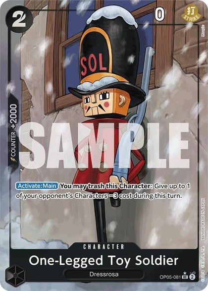 One-Legged Toy Soldier (Full Art), Premium Booster -The Best- OP05-081