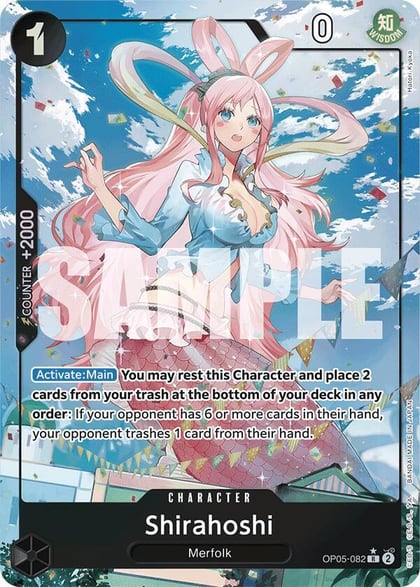 Shirahoshi (OP05-082) (Full Art), Premium Booster -The Best- OP05-082