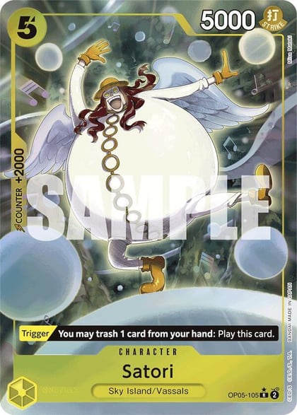 Satori (Full Art), Premium Booster -The Best- OP05-105