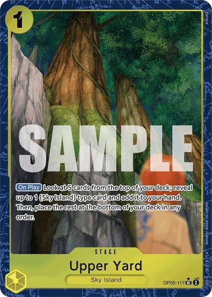 Upper Yard (Alternate Art), Premium Booster -The Best- OP05-117