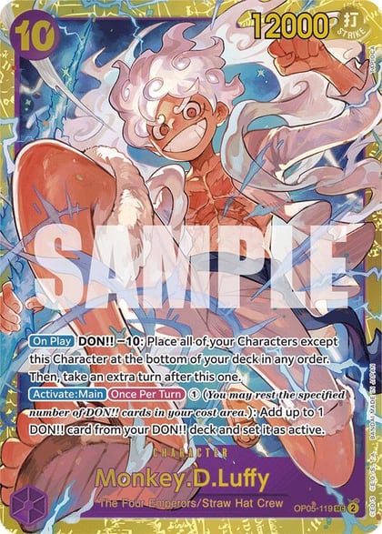 Monkey.D.Luffy (OP05-119) (Reprint), Premium Booster -The Best- OP05-119