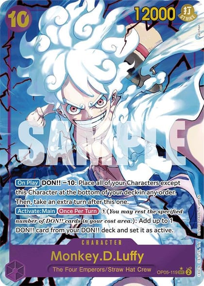 Monkey.D.Luffy (OP05-119) (Alternate Art), Premium Booster -The Best- OP05-119