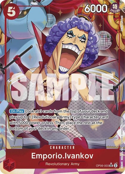 Emporio.Ivankov (Full Art), Premium Booster -The Best- OP06-003