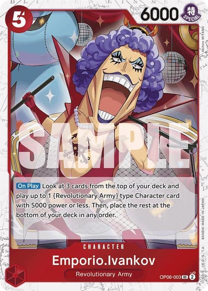Emporio.Ivankov (Jolly Roger Foil), Premium Booster -The Best- OP06-003