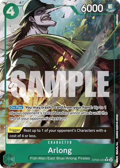 Arlong (Full Art), Premium Booster -The Best- OP06-023