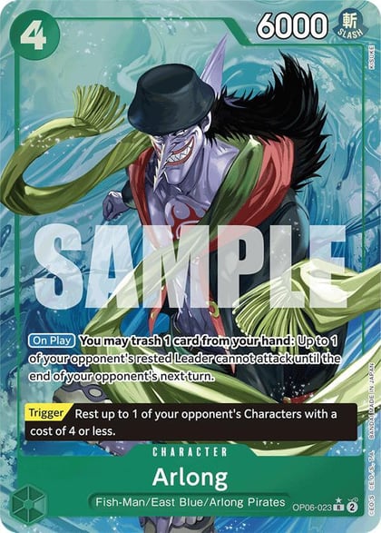 Arlong (Alternate Art), Premium Booster -The Best- OP06-023