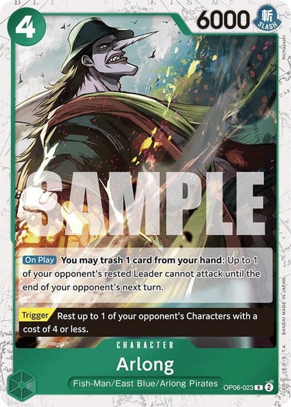 Arlong (Jolly Roger Foil), Premium Booster -The Best- OP06-023