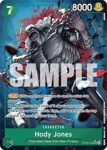 Hody Jones (Alternate Art), Premium Booster -The Best- OP06-035