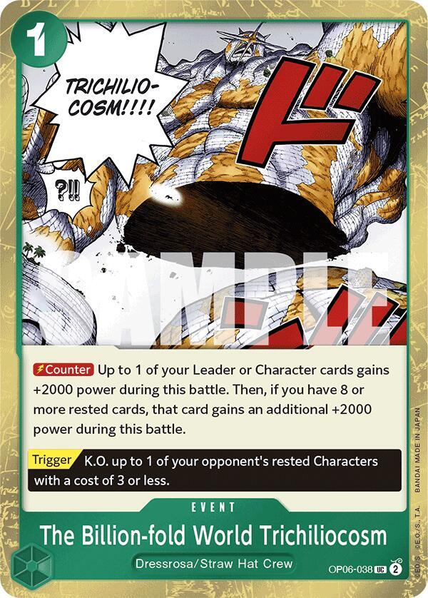 The Billion-fold World Trichiliocosm (Jolly Roger Foil), Premium Booster -The Best- OP06-038