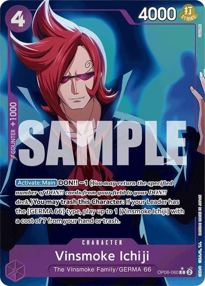 Vinsmoke Ichiji (OP06-060) (Full Art), Premium Booster -The Best- OP06-060