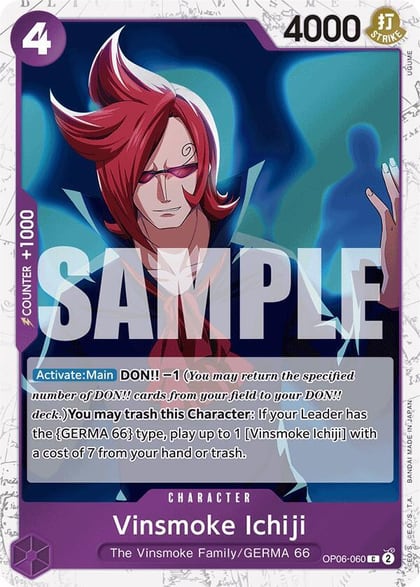 Vinsmoke Ichiji (OP06-060) (Jolly Roger Foil), Premium Booster -The Best- OP06-060