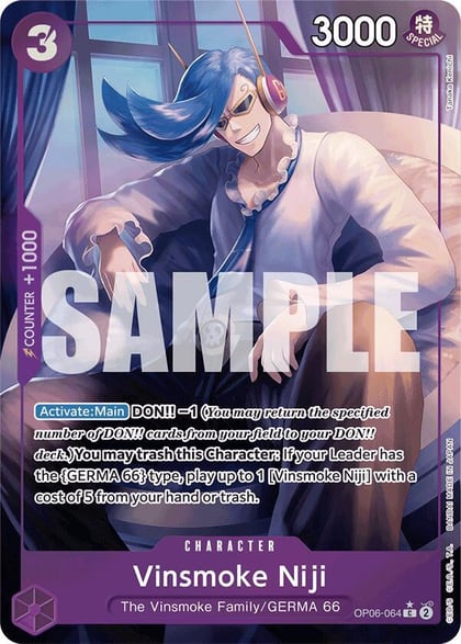 Vinsmoke Niji (OP06-064) (Full Art), Premium Booster -The Best- OP06-064