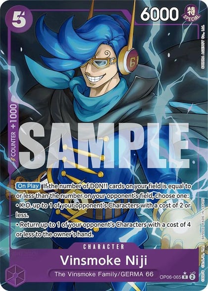 Vinsmoke Niji (OP06-065) (Alternate Art), Premium Booster -The Best- OP06-065