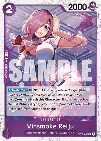 Vinsmoke Reiju (OP06-068) (Jolly Roger Foil), Premium Booster -The Best- OP06-068