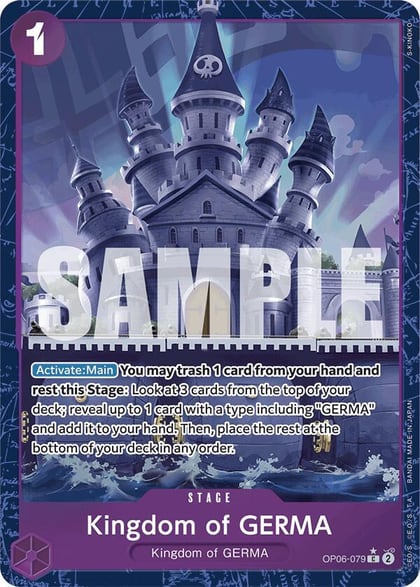 Kingdom of GERMA (Alternate Art), Premium Booster -The Best- OP06-079